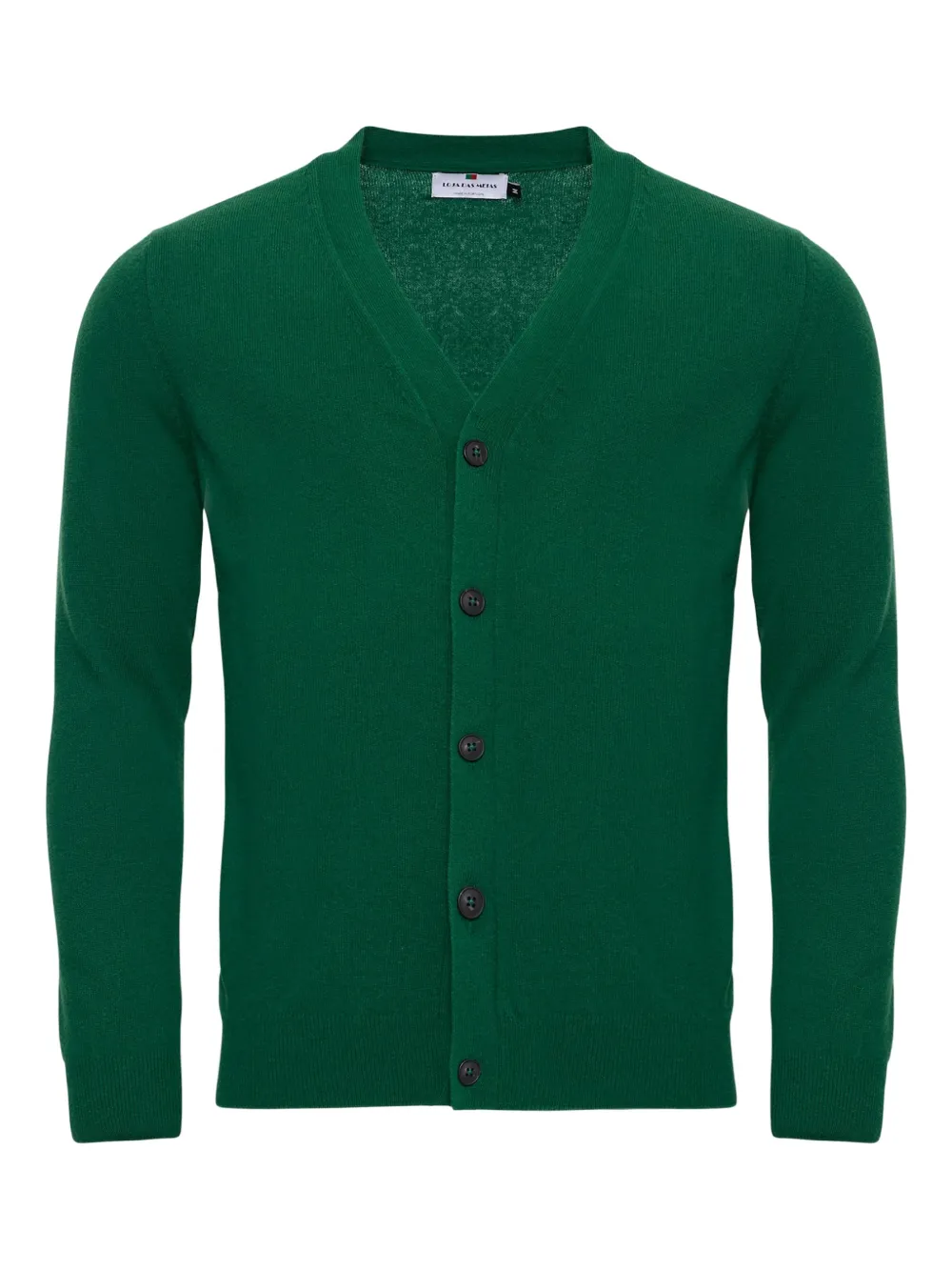 

Кардиган с V-образным вырезом и пуговицами Loja Das Meias, зеленый