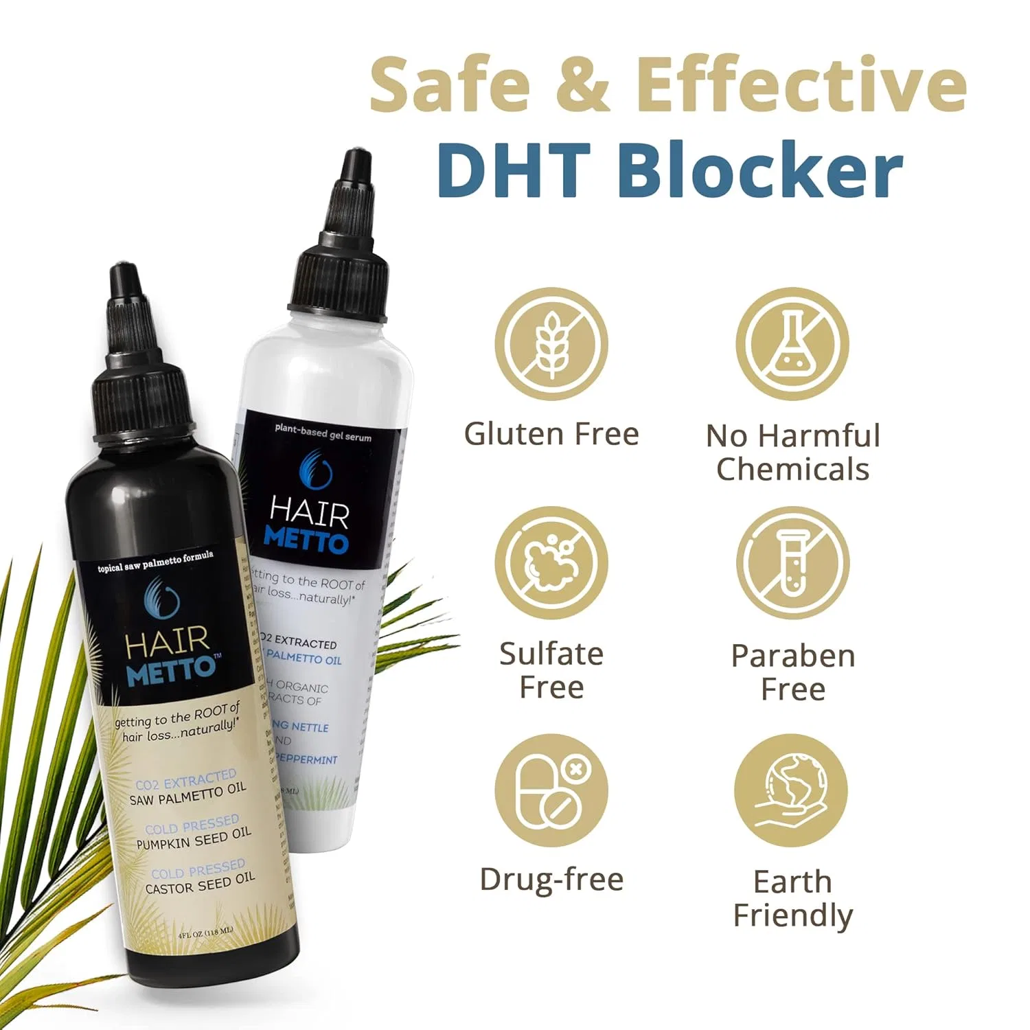 Набор для роста волос HAIRMETTO от выпадения волос Hairmetto — фото 3
