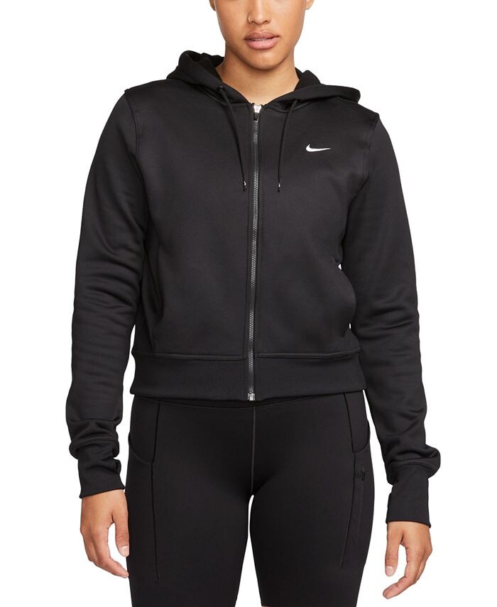 

Женская толстовка с молнией во всю длину Therma-FIT One Nike, черный