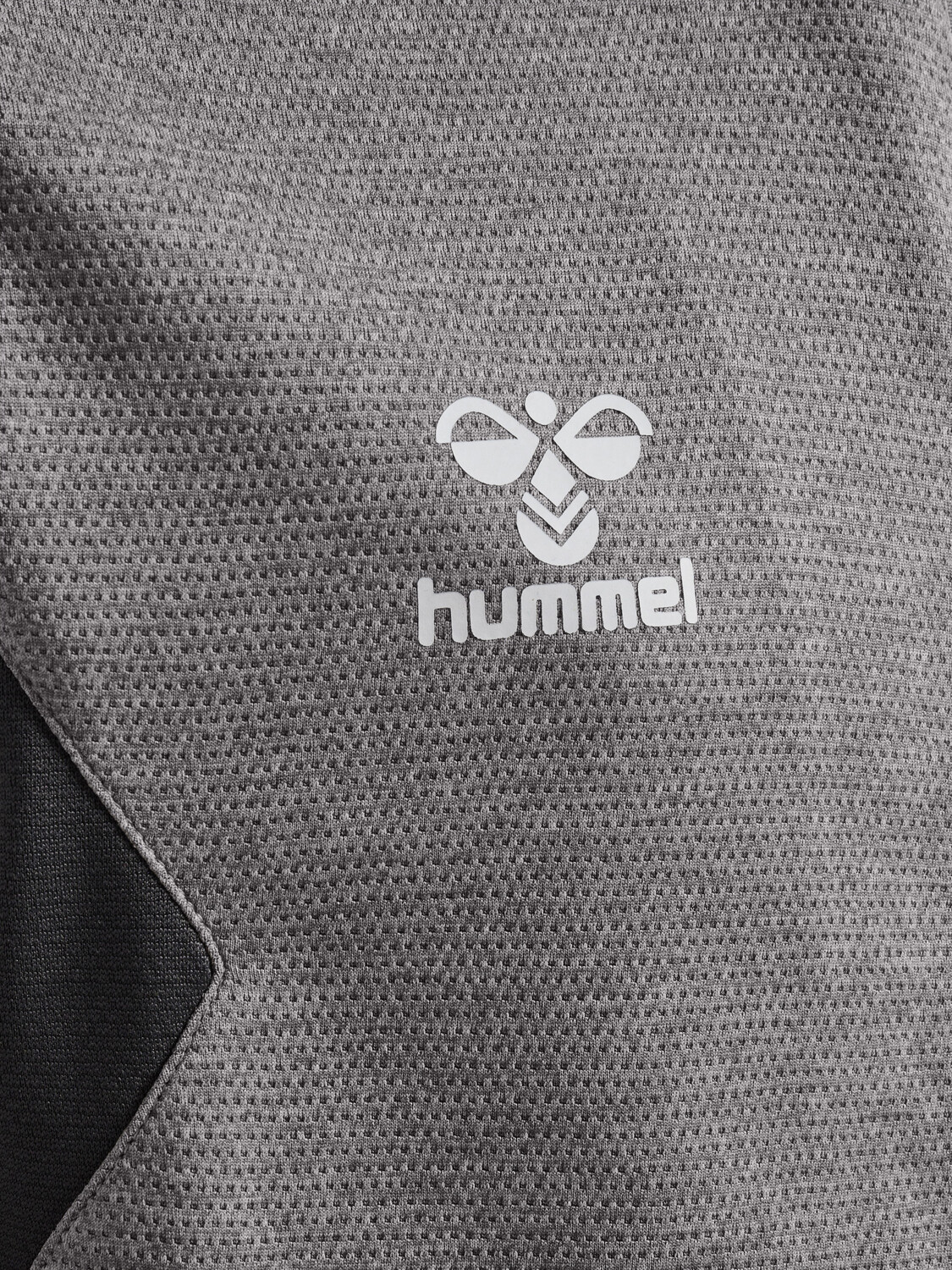 Толстовка Hummel Reißverschlussjacke Hmlauthentic Pl Zip Jacket Kids, серый меланж — фото 3