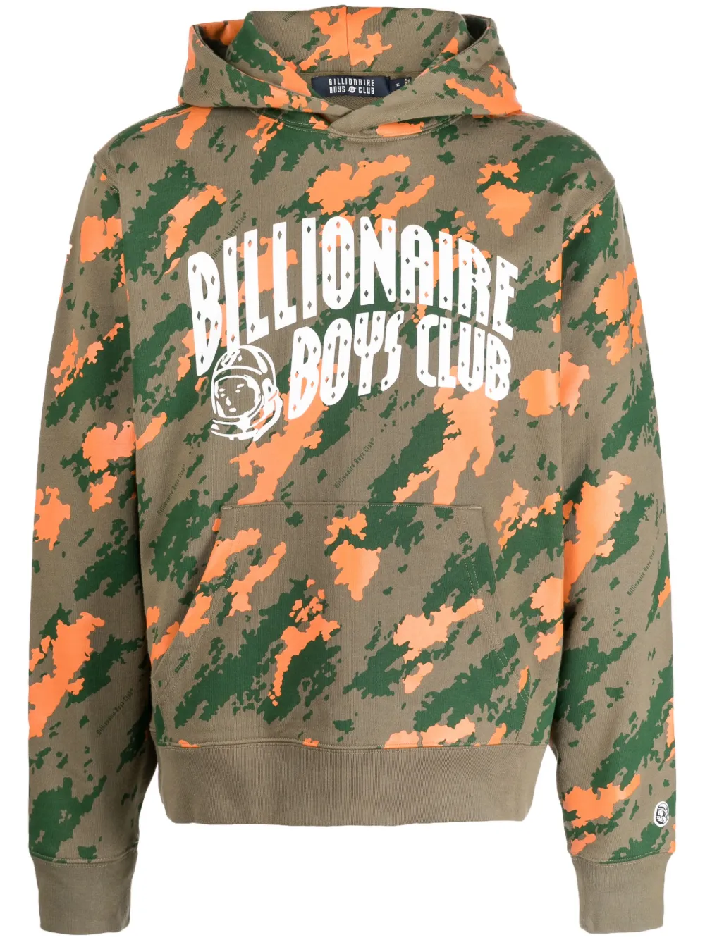 

Худи с камуфляжным принтом и логотипом Billionaire Boys Club, зеленый