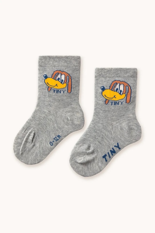 

Детские носки DOG MEDIUM SOCKS Tinycottons, серый