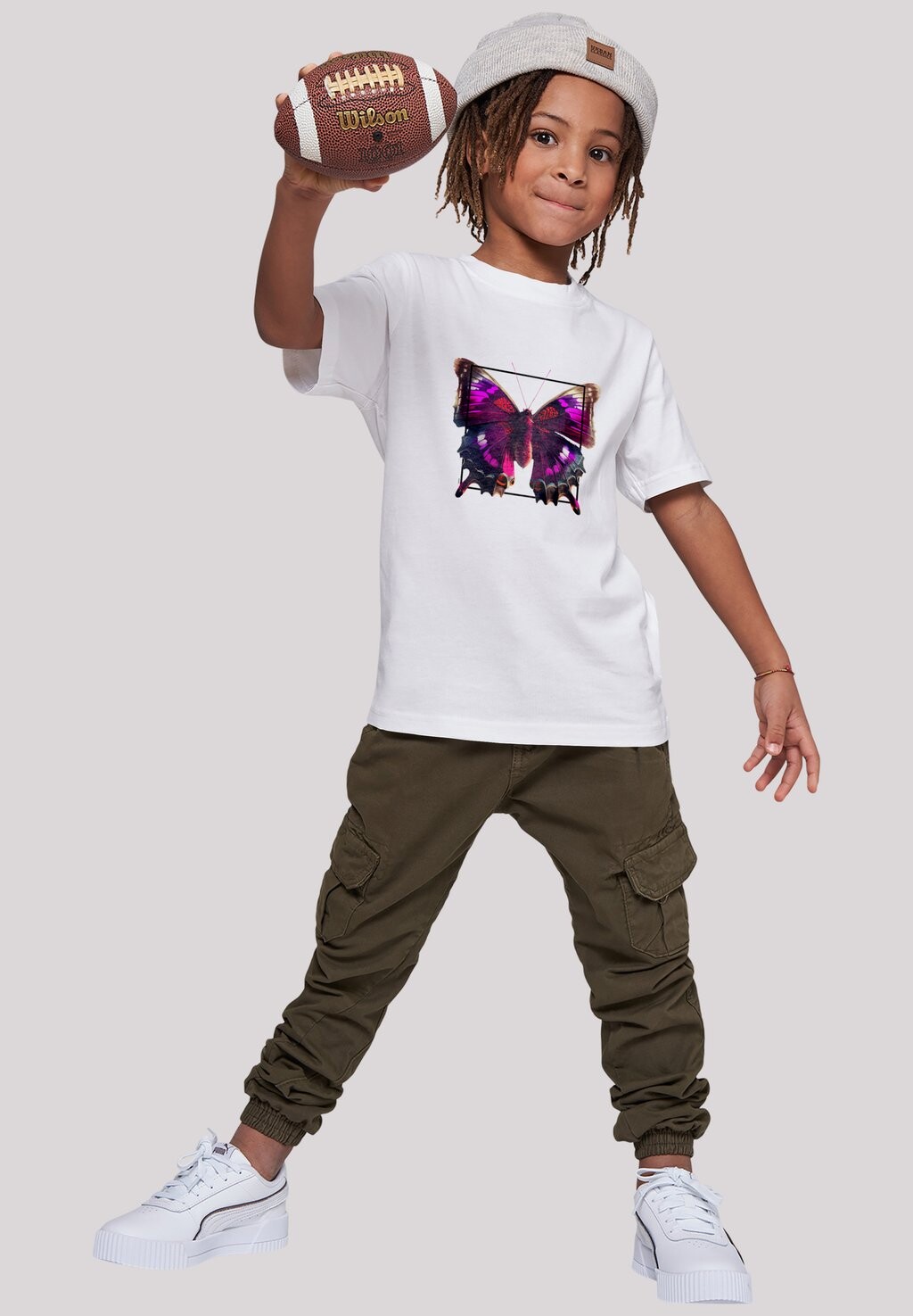 

Футболка с принтом PINK UNISEX F4NT4STIC, цвет weiß