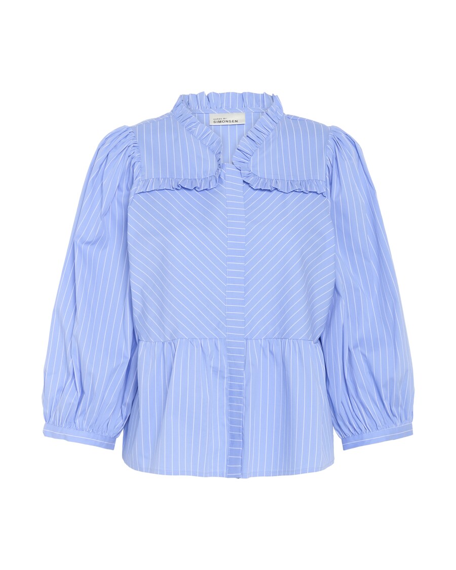 

Блуза KAREN BY SIMONSEN Amy, небесно-синий