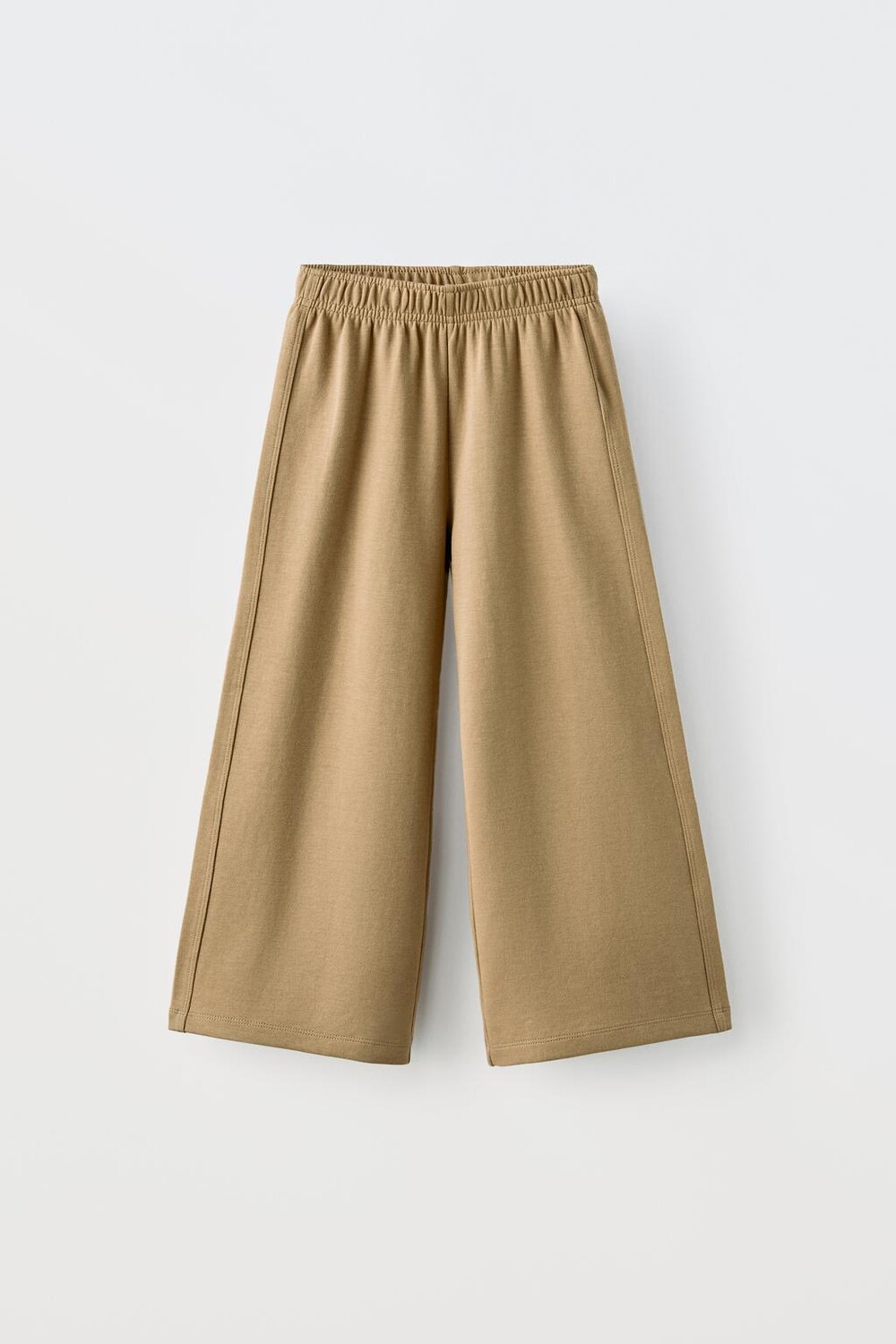 

Брюки из интерлока однотонные ZARA, цвет mid-camel