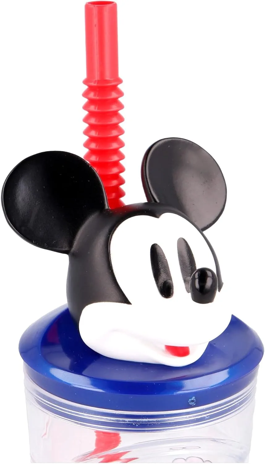 Кружка Disney Mickey Mouse 360 мл с трубочкой, BPA Free Stor — фото 3
