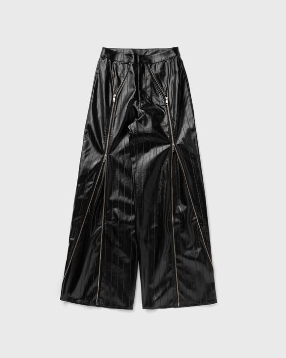 

Брюки Rotate Birger Christensen Pants With Zip Details, черный