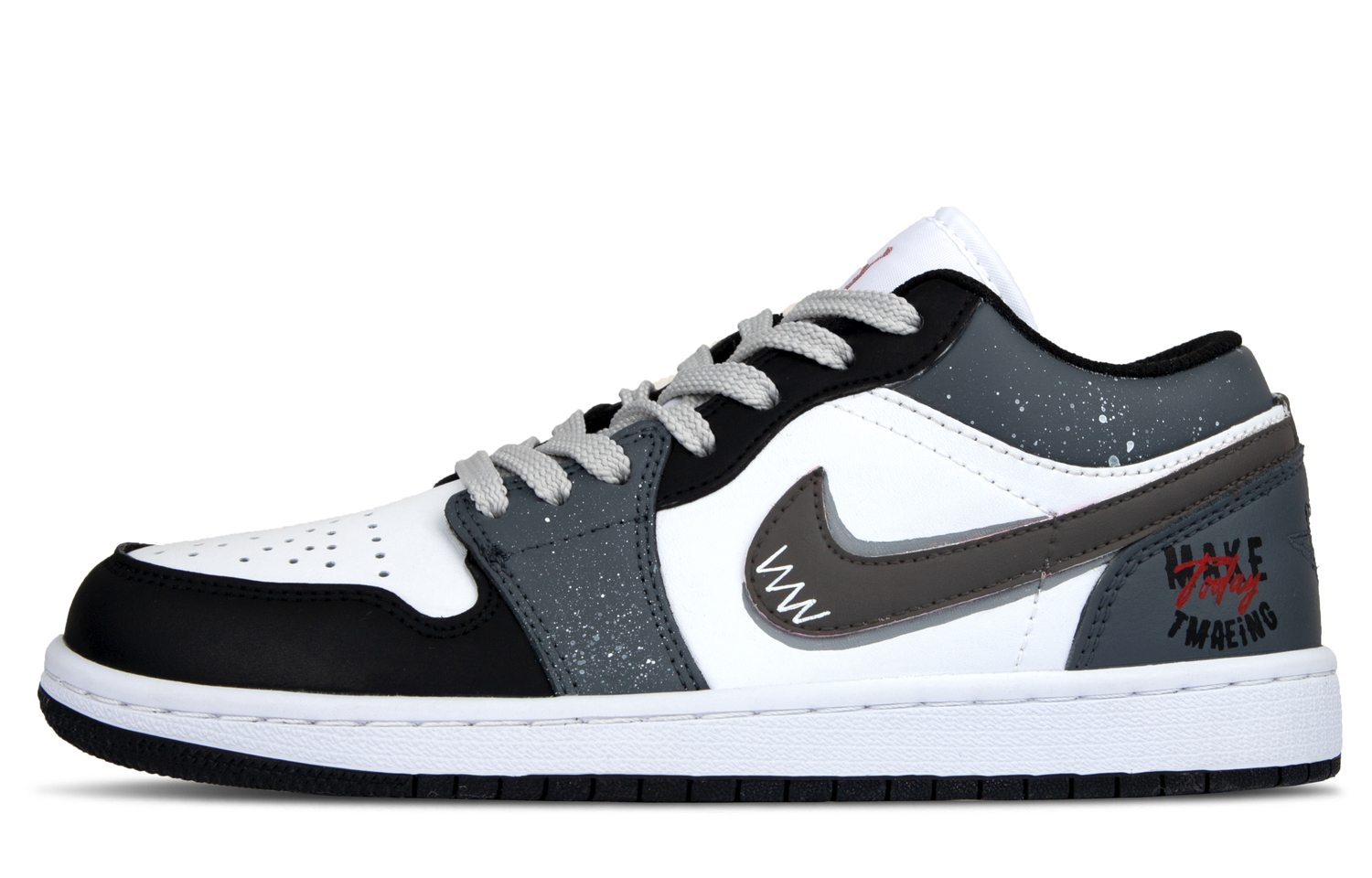 

Jordan кроссовки Air 1 Cushioning низкие винтажные баскетбольные Unisex Gray