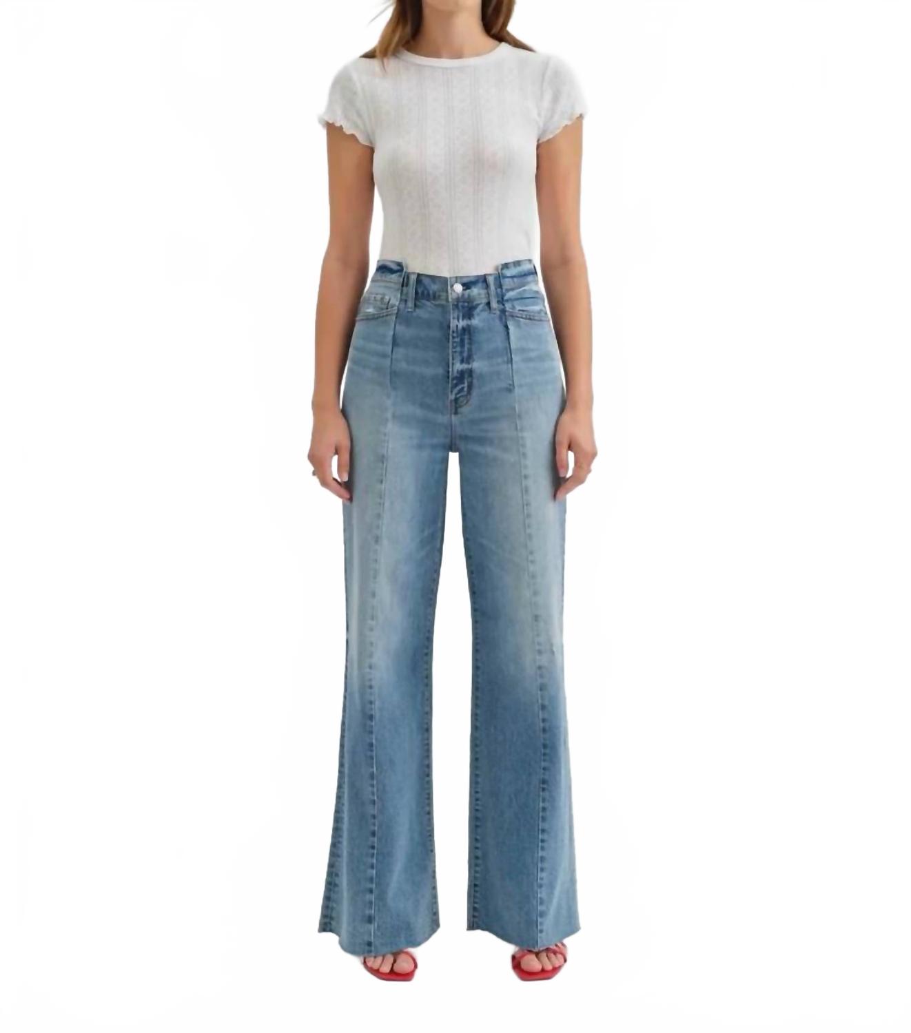 

Рокки Терра энд Репайр джинсы с высокой талией в синем цвете DAZE