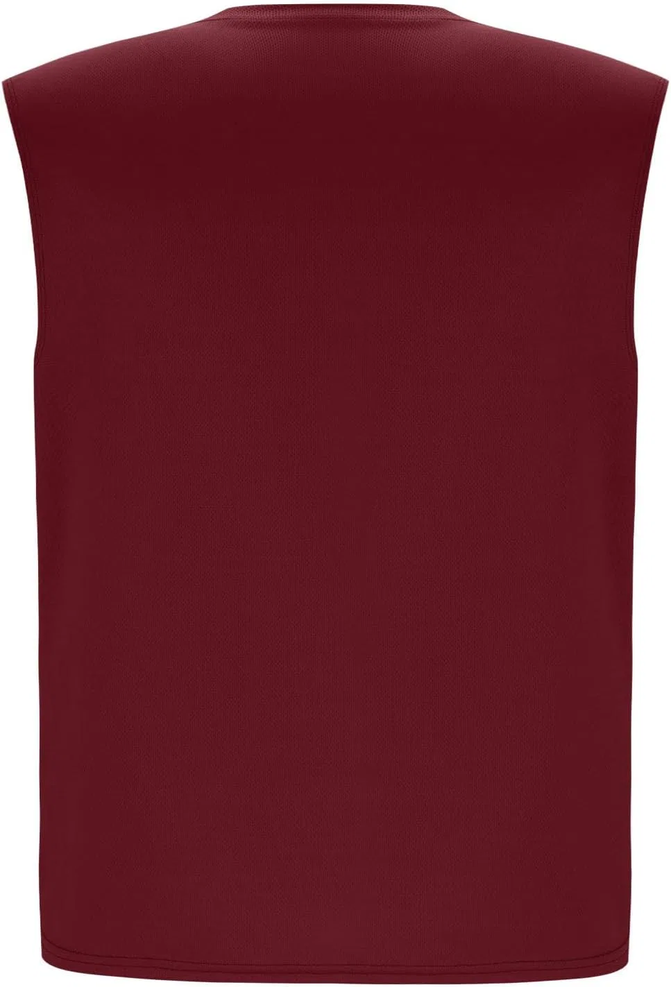 Мужская майка спортивная эластичная сетка, Generic, Wine — фото 4
