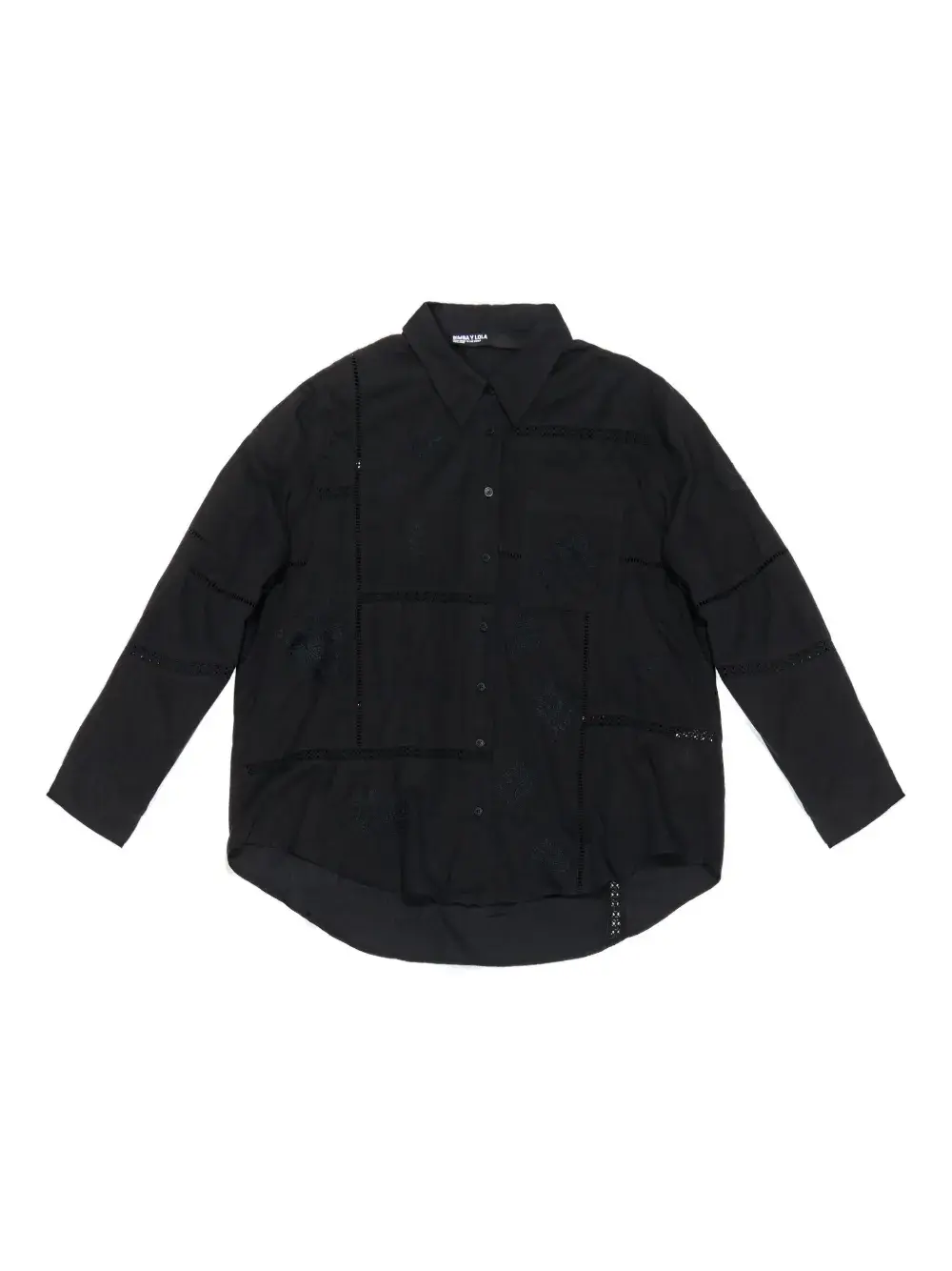 

Рубашка с вышитыми вставками Bimba Y Lola, черный