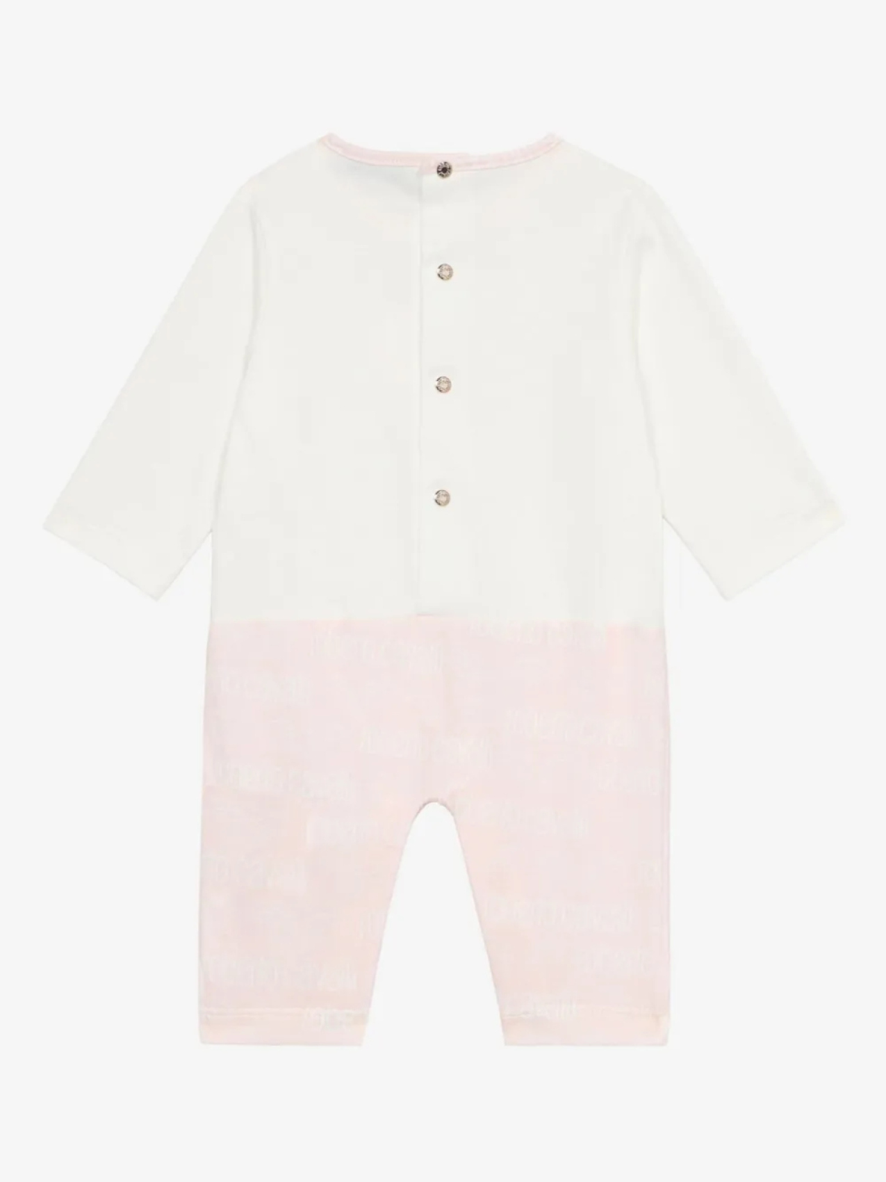 Пижама с вышитым логотипом Roberto Cavalli Junior, нейтральный — фото 2