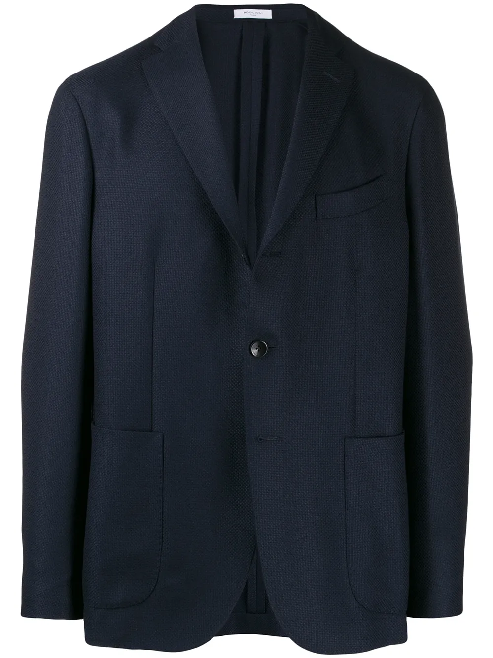 

Блейзер прямого кроя Boglioli, синий