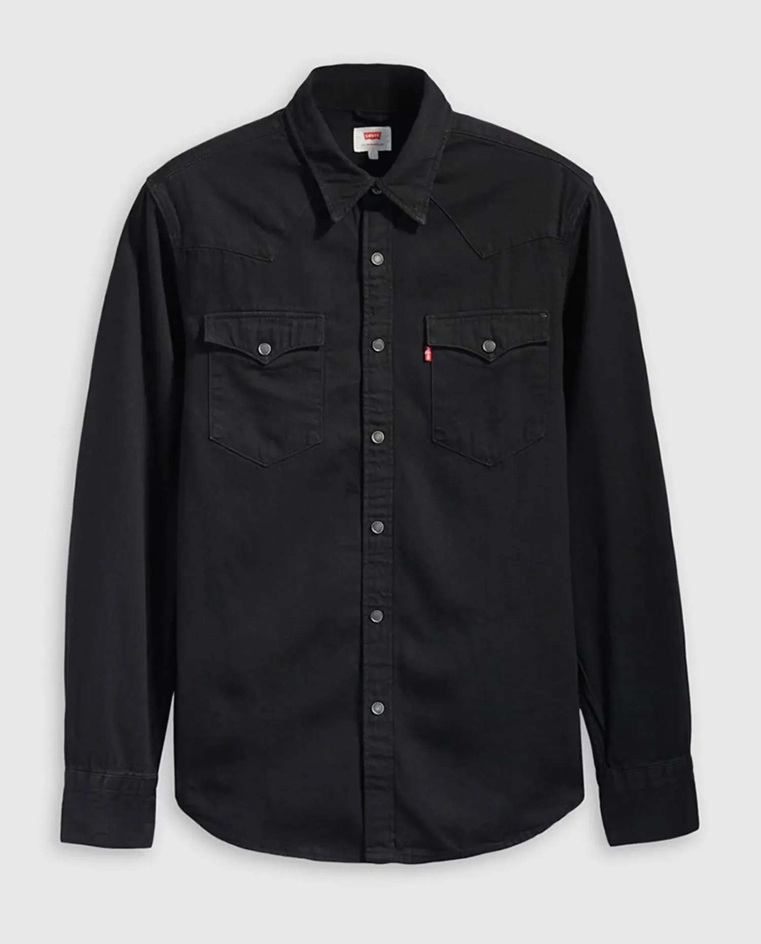 Рубашка мужская джинсовая с длинными рукавами Levi's, черный — фото 3