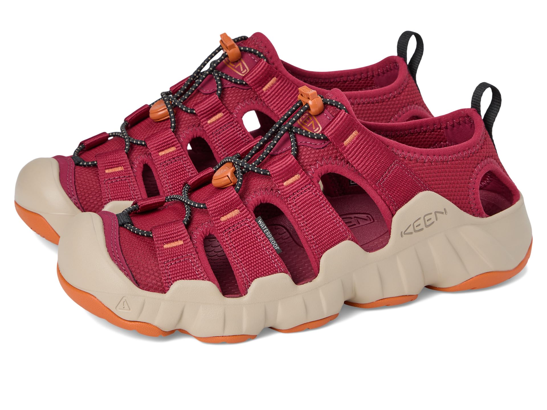 

Сандалии KEEN Hyperport H2, цвет Tibetan Red/Gold Flame