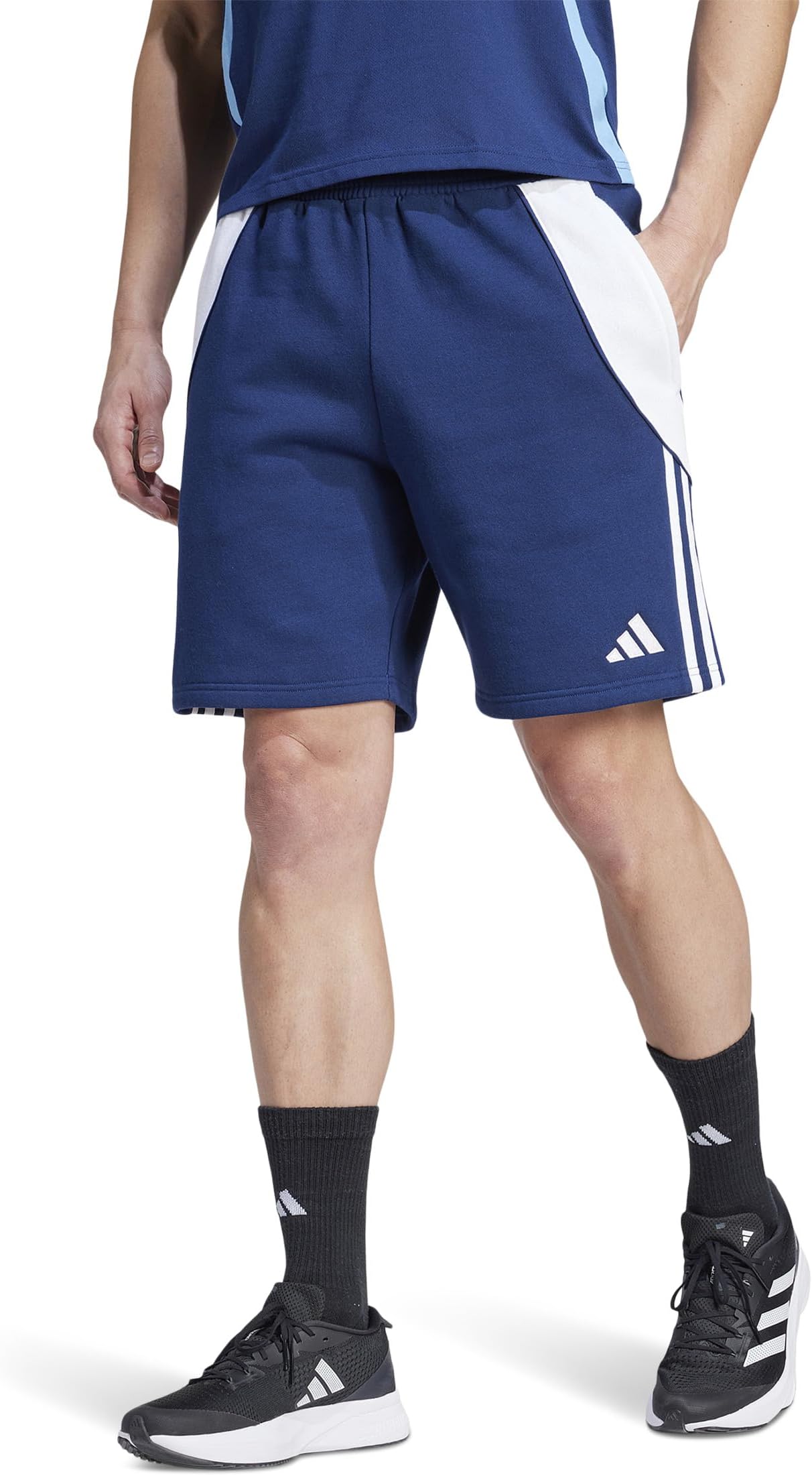 

Шорты Adidas Tiro 24 Sweatshorts, Team Navy Blue/White