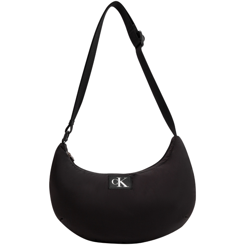 

Calvin Klein Средняя тканевая сумка через плечо для женщин Space Black