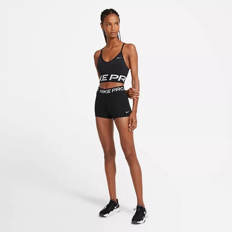 Женские шорты Nike Pro 3" (3 дюйма), черные — фото 2