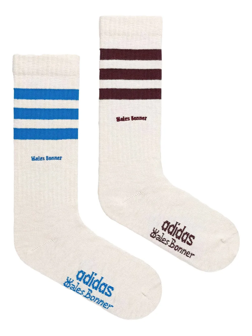 

Комплект из двух пар носков 3-Stripes Adidas, синий