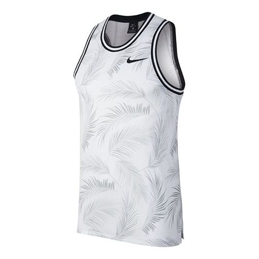 

Спортивная футболка dri-fit dna printing basketball vest gray white Nike, серый