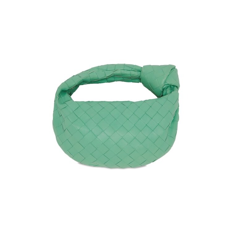 Сумка Bottega Veneta Mini Jodie Bag, цвет Siren/Gold — фото 2