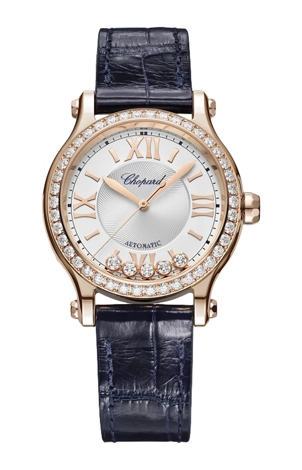 HAPPY SPORT 33 ММ, АВТОМАТИЧЕСКИЕ, ЭТИЧНОЕ РОЗОВОЕ ЗОЛОТО, БРИЛЛИАНТЫ - 275378-5003 CHOPARD, золотой