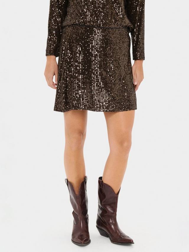 

Рейана металлик мини-юбка Saint Tropez, Mid Brown