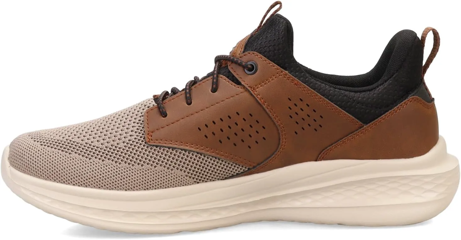 Мужские кроссовки Skechers Slade - вязанные с эластичным шнурком Breyer, коричневый — фото 4