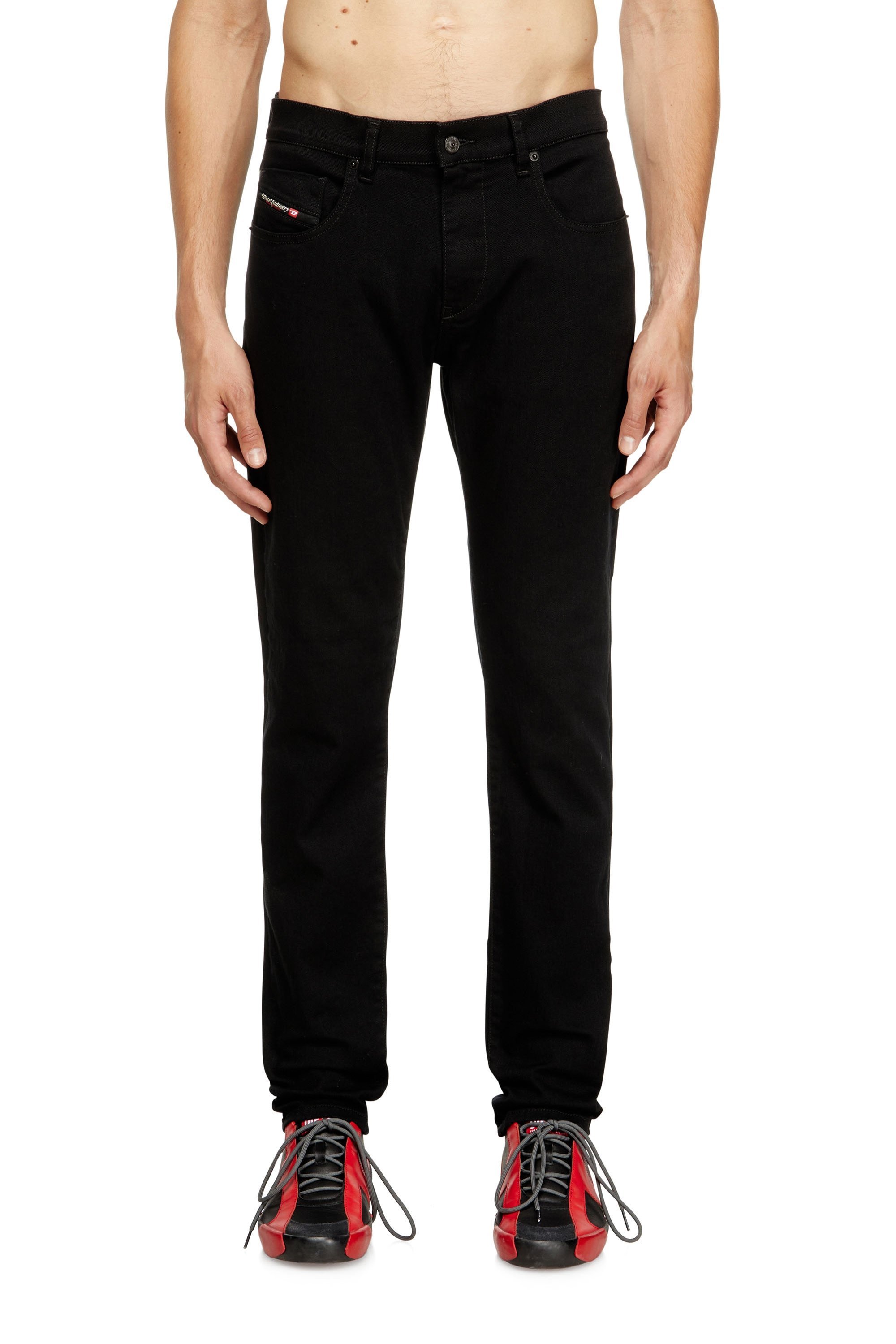 Мужские джинсовые брюки Slim Fit 2019 D-STRUKT L.32 Diesel, black