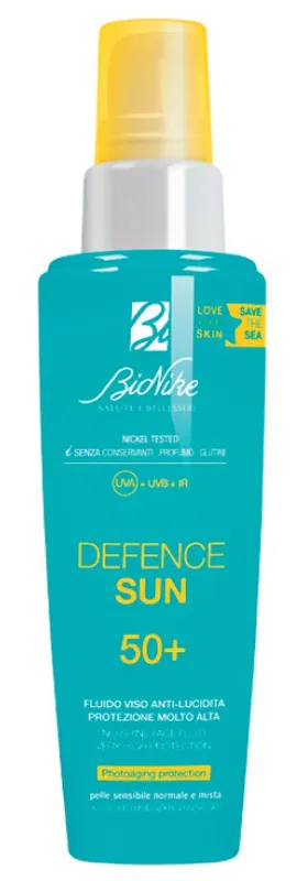 

Bionike Defense Sun Fluid SPF 50+ 50 мл Защита от блеска лица от солнца