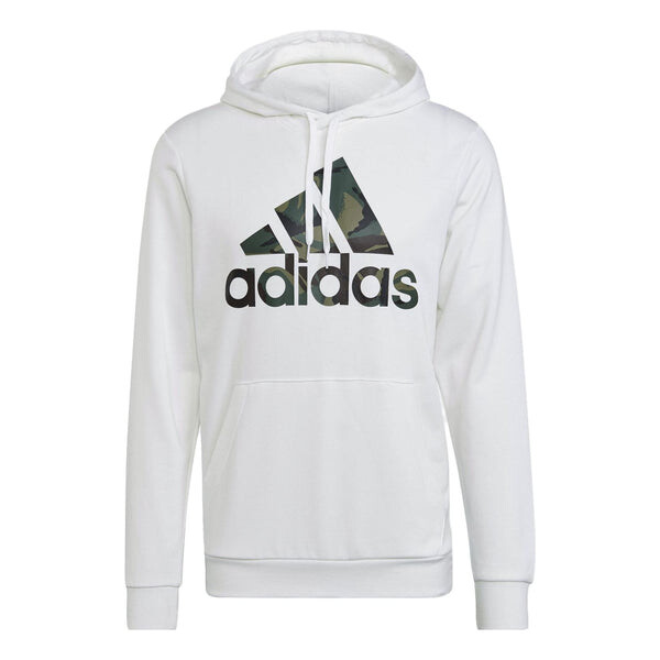 

Толстовка adidas Essentials Camouflage Hoodie 'White', белый