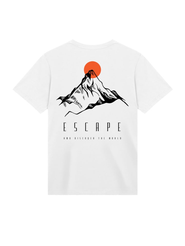 

Футболка Escape Discover the World Mountain белого цвета F4NT4STIC, Белый, Футболка Escape Discover the World Mountain белого цвета F4NT4STIC