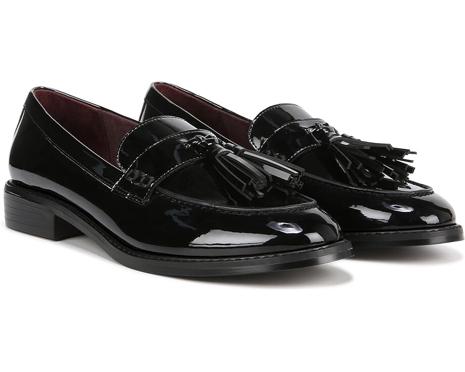 Лоферы Franco Sarto Carolyn Low Slip-ons, цвет Black Synthetic