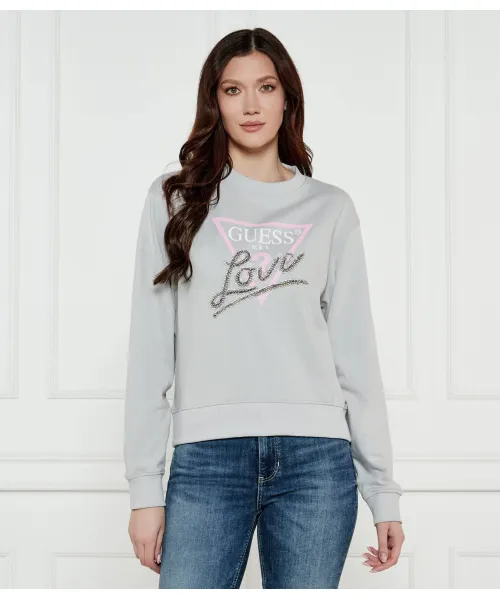 

Толстовка Regular fit Guess Jeans, серый