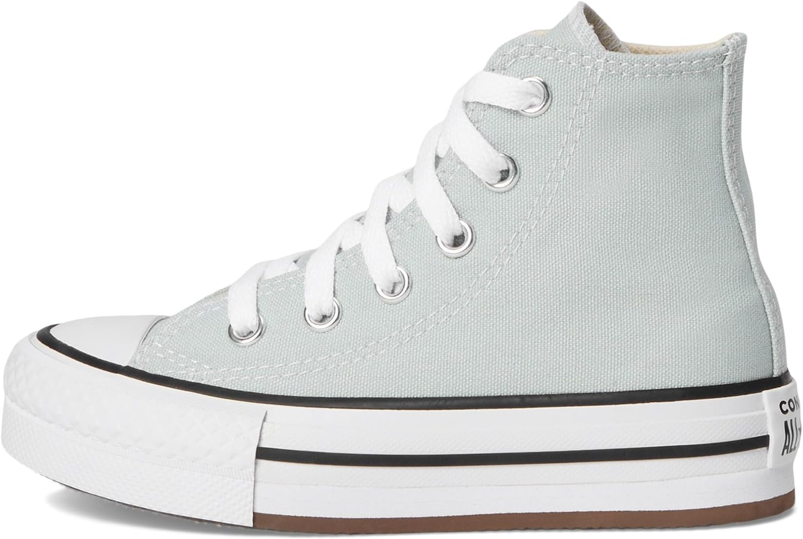 Кроссовки Converse Kids Chuck Taylor All Star Eva Lift Platform, цвет Rainwashed Grey/White — фото 4