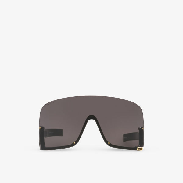 

Gc002161 gg1631s солнцезащитные очки в нестандартной оправе Gucci, черный