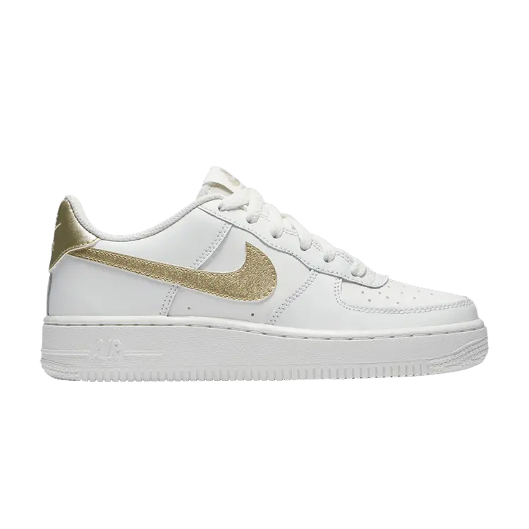 

Кроссовки Nike Air Force 1 GS 'Summit White Gold', белый