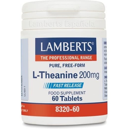 

L-Теанин 200 мг 60 таблеток Lamberts