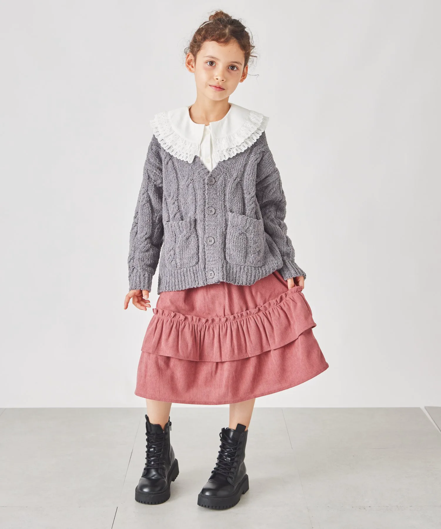 Вельветовая юбка Ever Closet, pink — фото 4