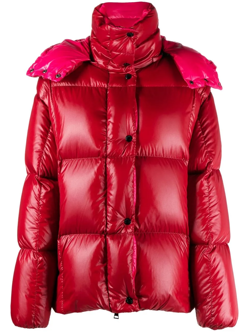 

Пуховик Parana с капюшоном MONCLER, красный