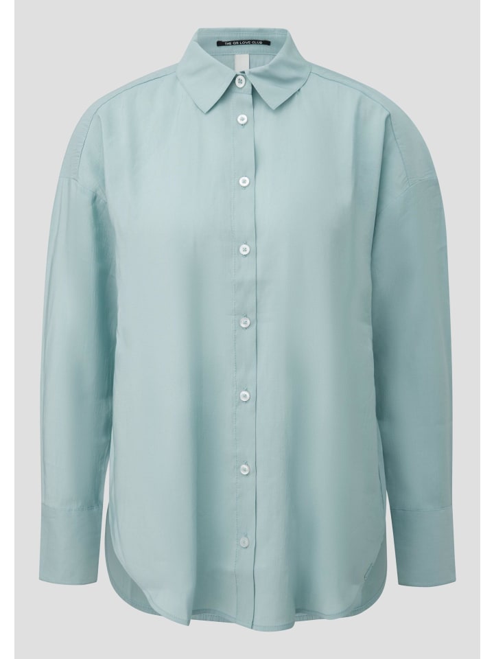 

QS Блузка 6147_светло-бирюзового цвета