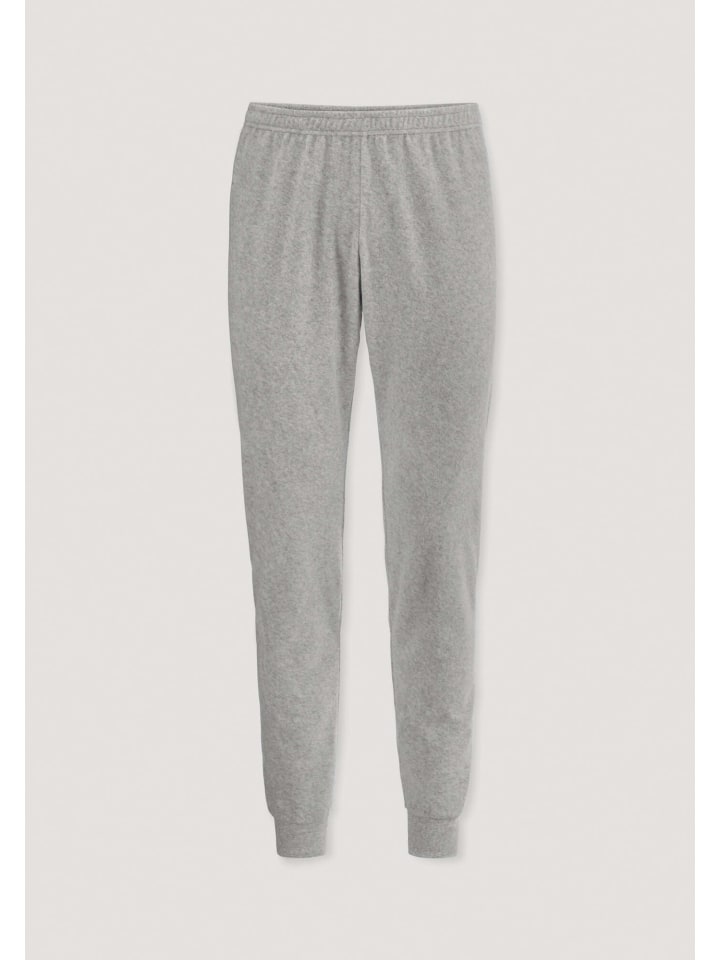 

Пижамные штаны из махровой ткани, свободного кроя, светло-серого цвета Hessnatur