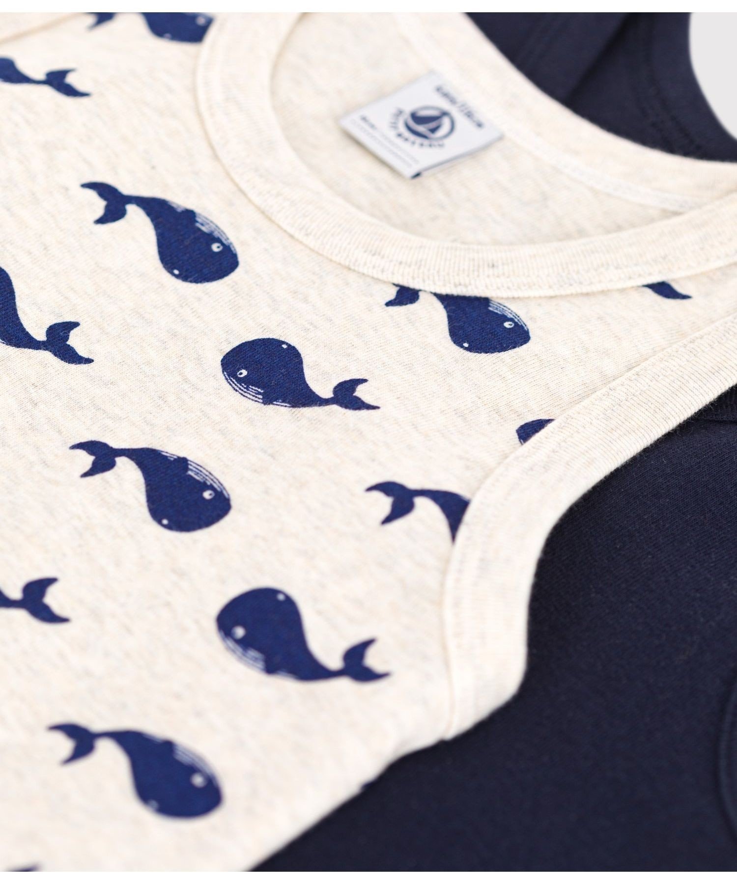 Комплект из 2 маек PETIT BATEAU, Multicolor 1 — фото 3