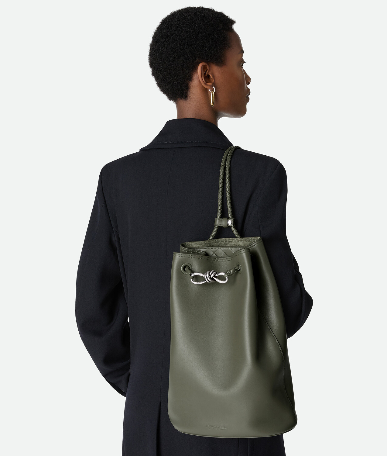 Рюкзак andiamo BOTTEGA VENETA, пикл — фото 2