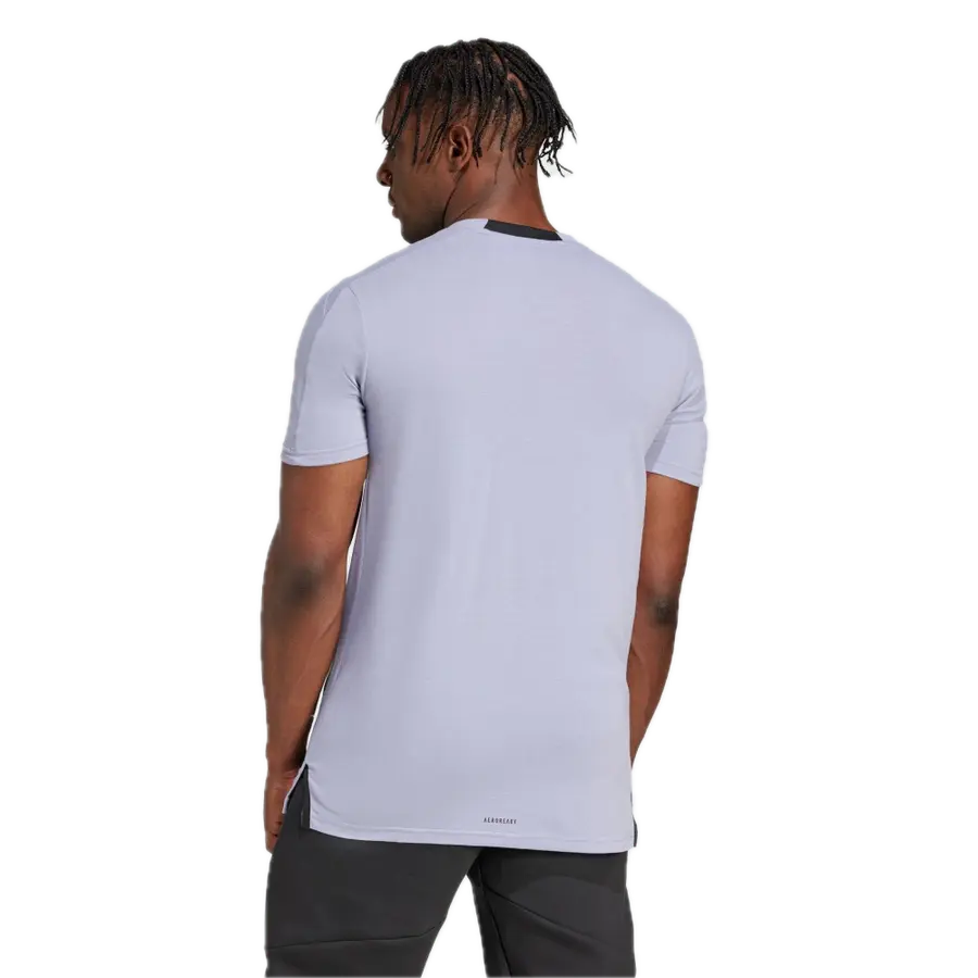 Футболка adidas Designed for Training Workout T-Shirt 'Purple', фиолетовый — фото 3