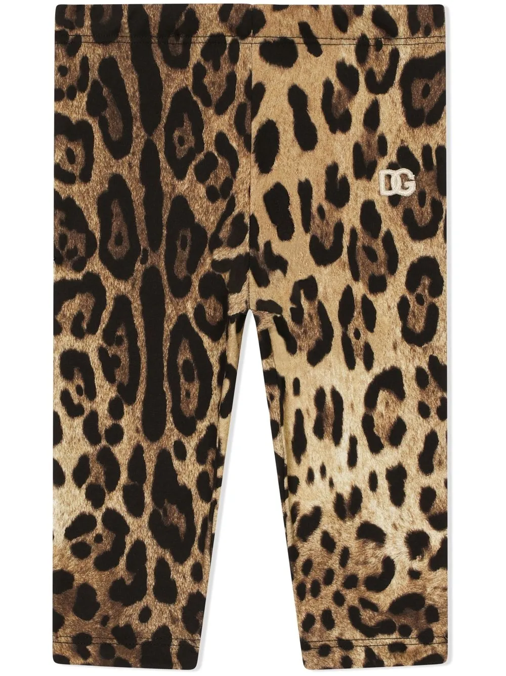 

Леггинсы Interlock с леопардовым принтом Dolce & Gabbana Kids, коричневый