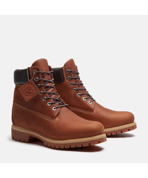Ботинки Timberland Premium 6-Inch Waterproof, коричневые — фото 3