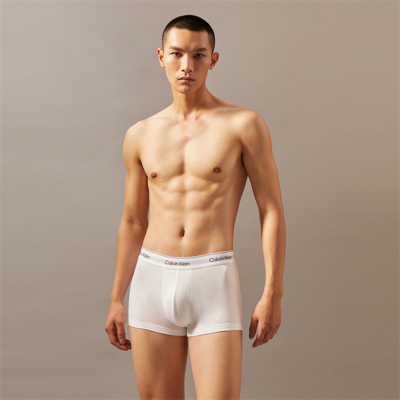 CALVIN KLEIN Трусы мужские 2 шт, UJH-Космический черный/Кокосовый серый — фото 2
