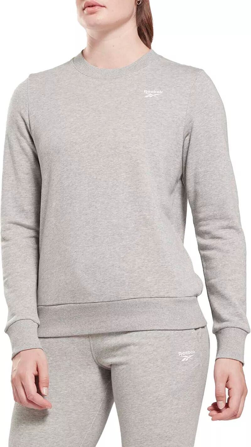 

Женский свитшот Reebok Identity French Terry с круглым вырезом, серый