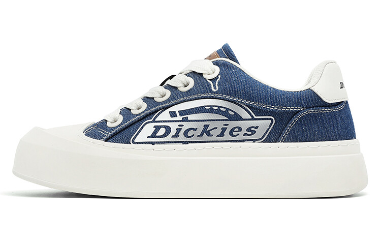 

100th Anniversary Canvas Shoes Men Low-top Blue/black/бежевый Dickies